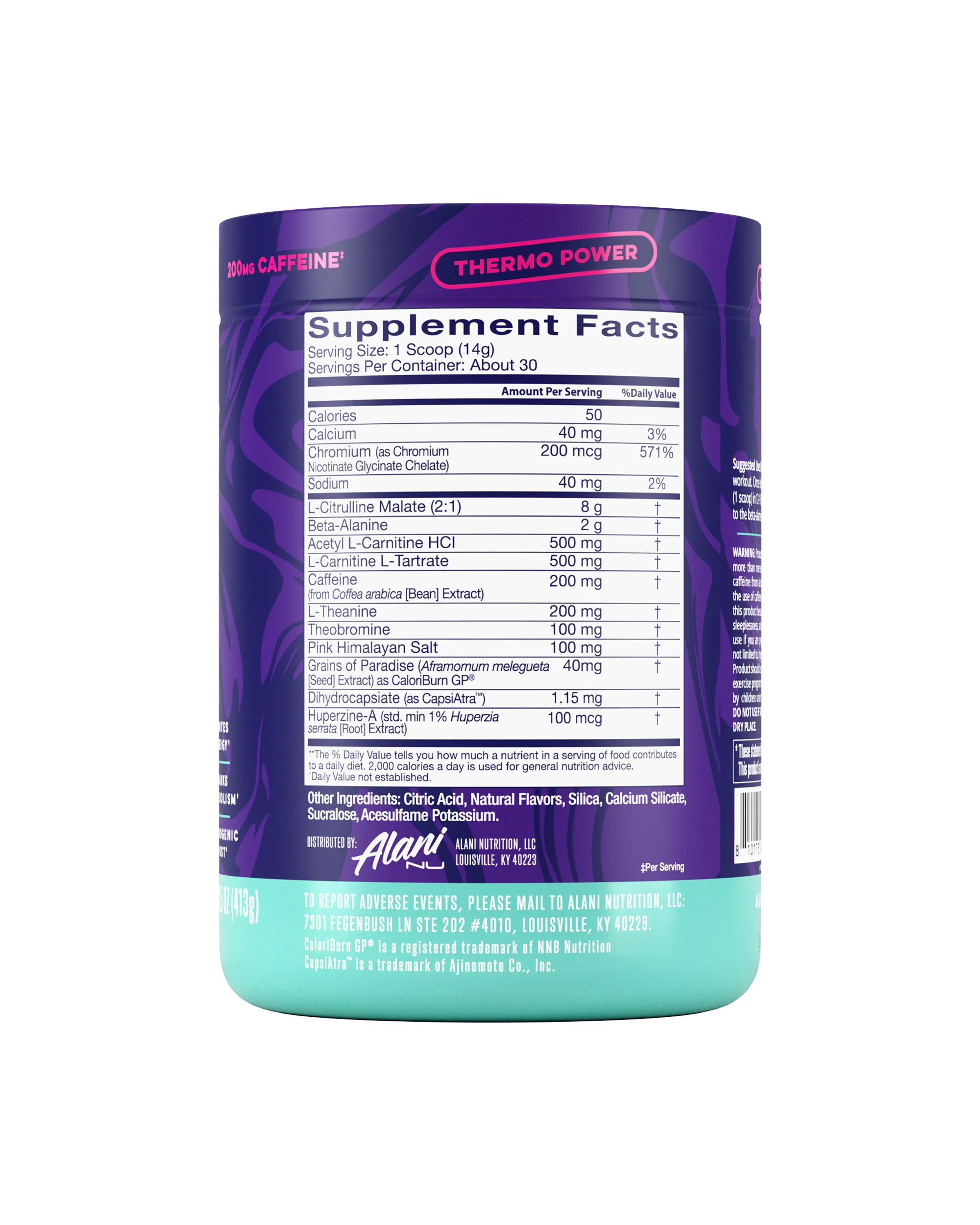Alani Nu Featured Pre-Workout+ Burn - Melonberry Blast - Image 4