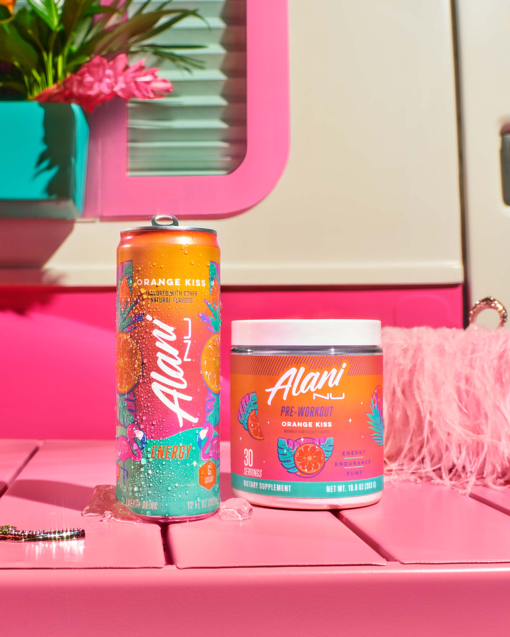 Alani Nu Featured Energy Drink & Pre-Workout - Orange Kiss - Image 4