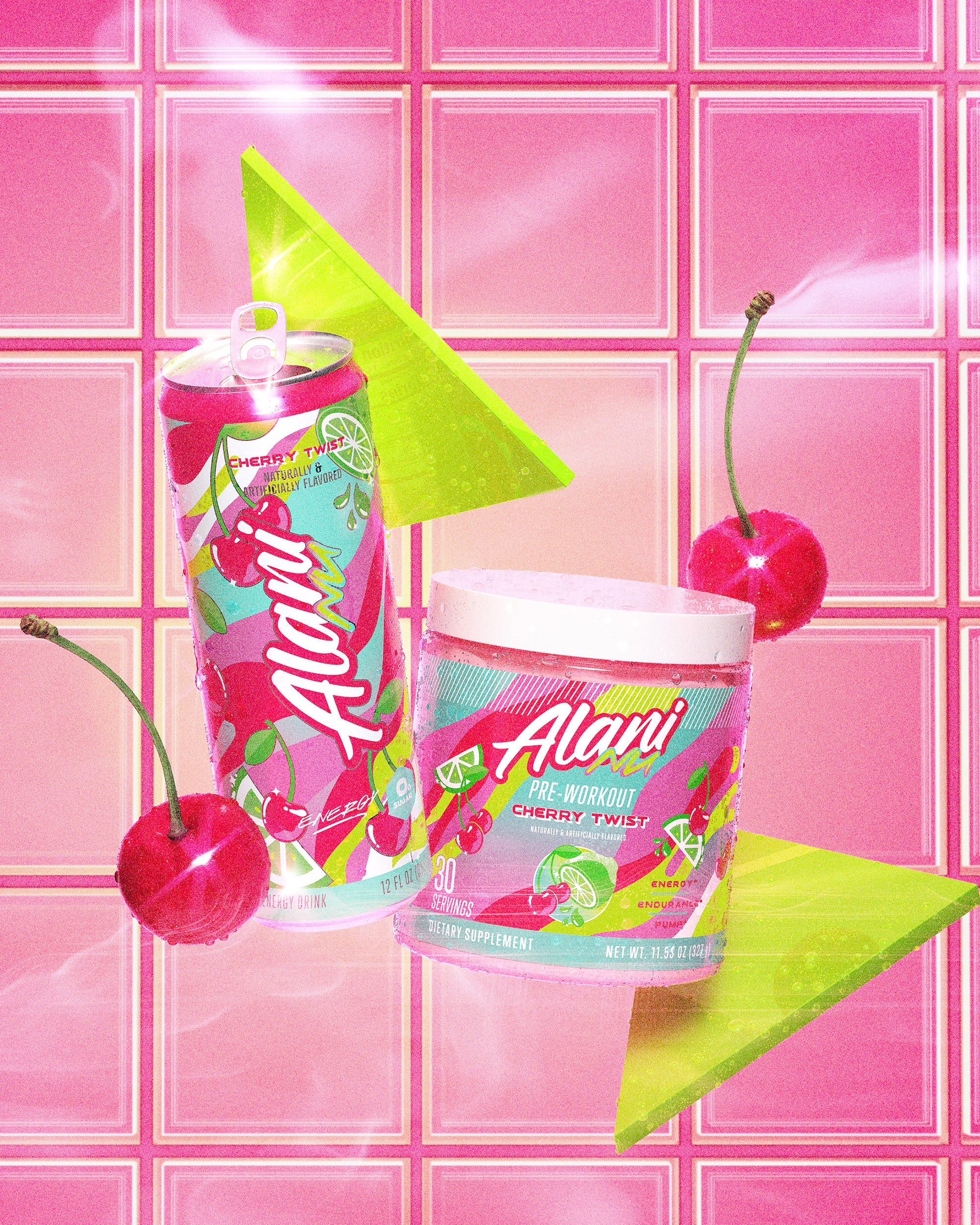 Alani Nu Featured Energy Drink & Pre-Workout - Cherry Twist - Image 2