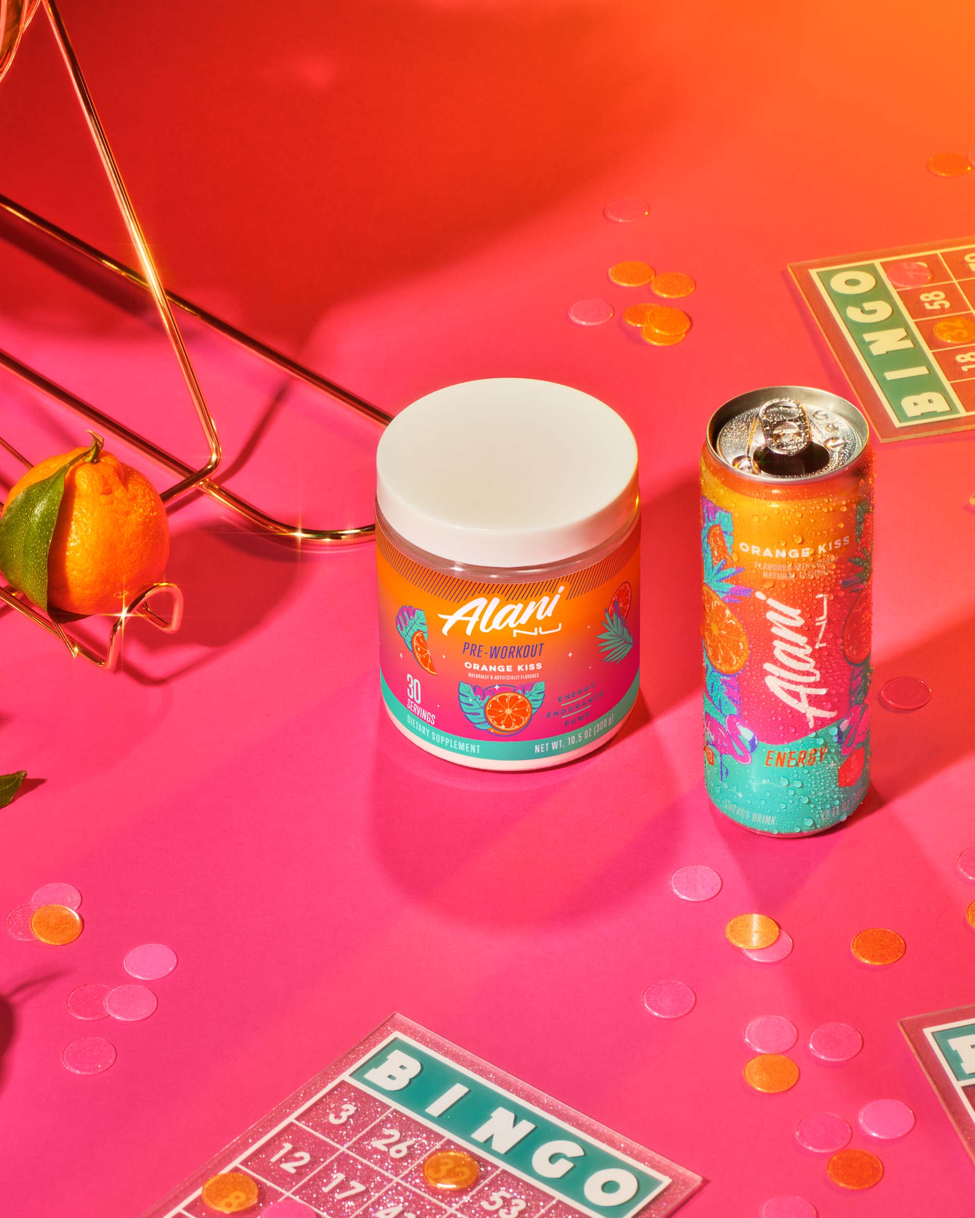 Alani Nu Featured Energy Drink & Pre-Workout - Orange Kiss - Image 3