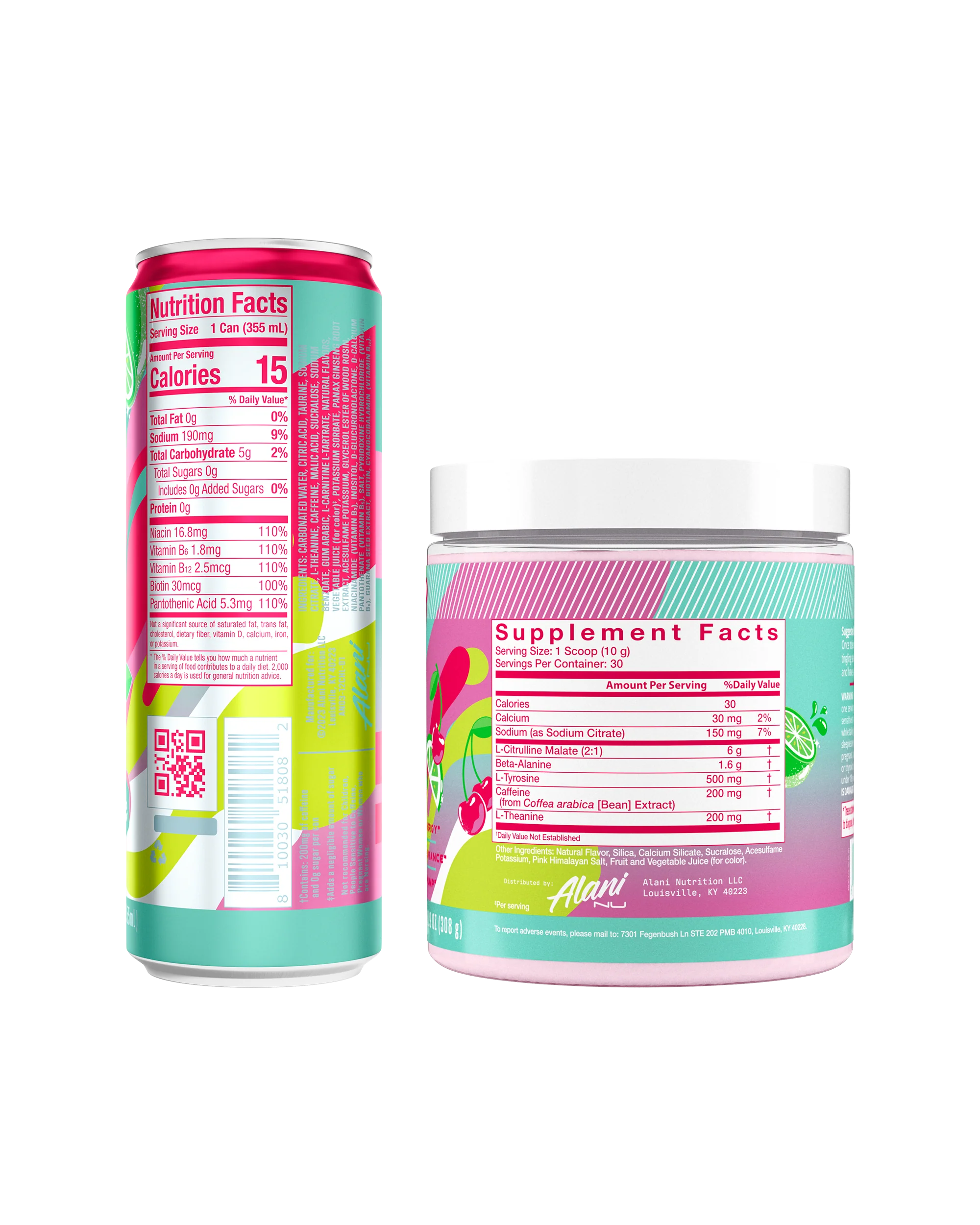 Alani Nu Featured Energy Drink & Pre-Workout - Cherry Twist - Image 5