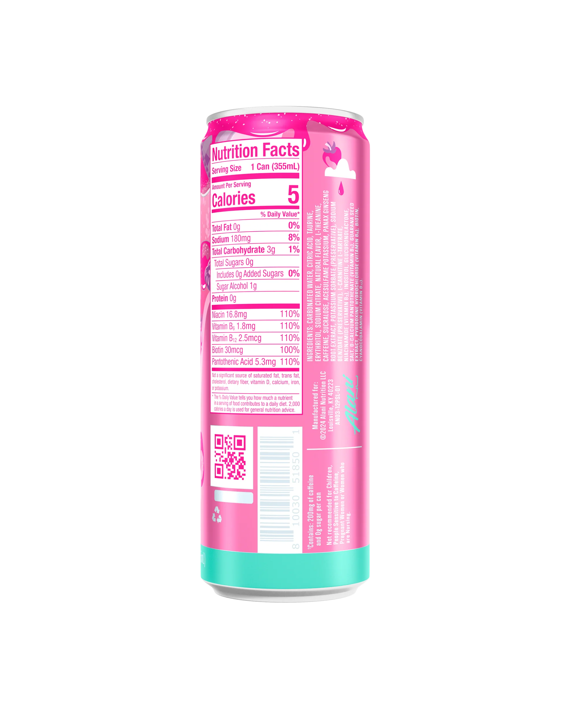 Alani Nu Featured Energy Drink - Pink Slush - Image 5