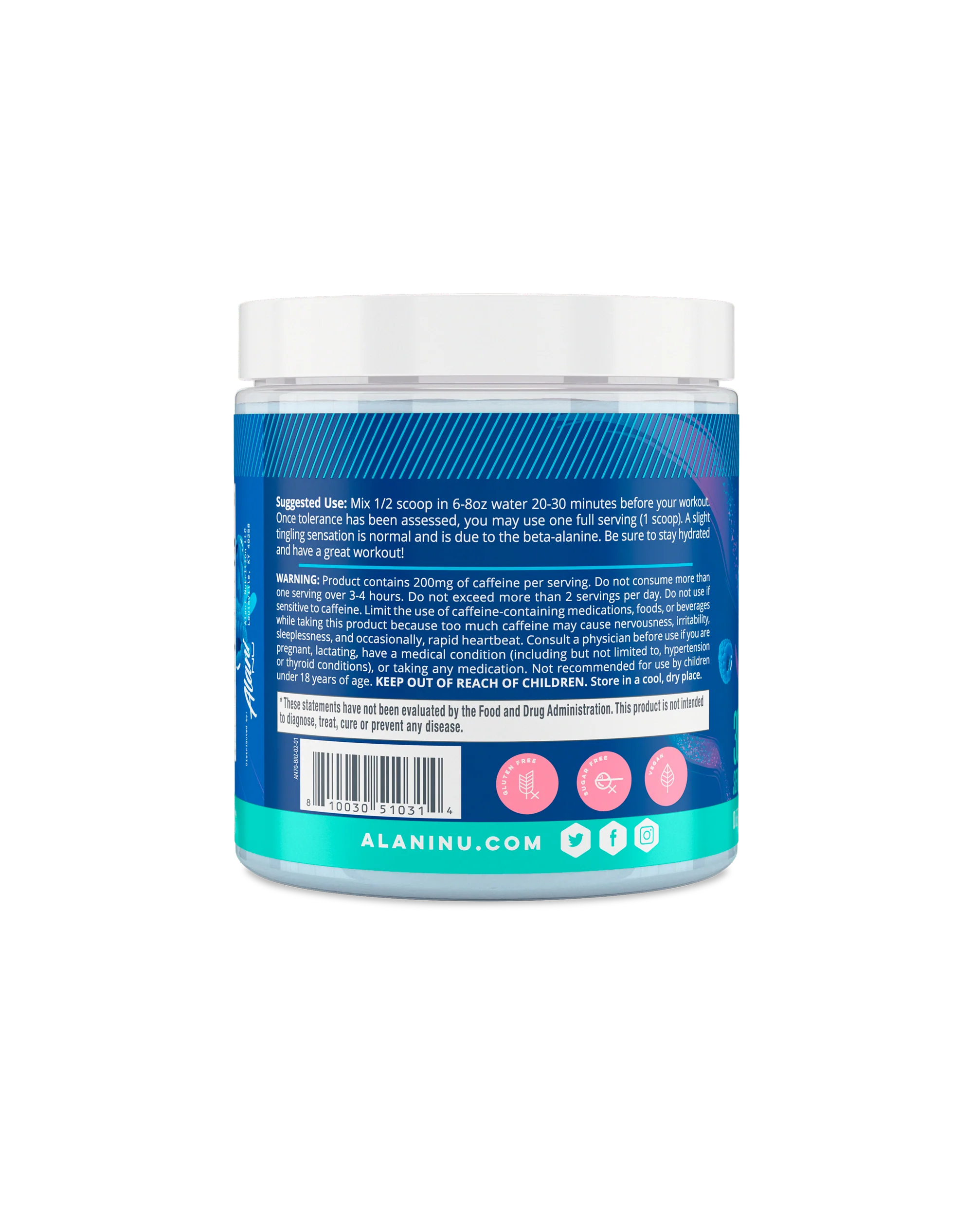 Alani Nu Featured Pre-Workout - Breezeberry - Image 2