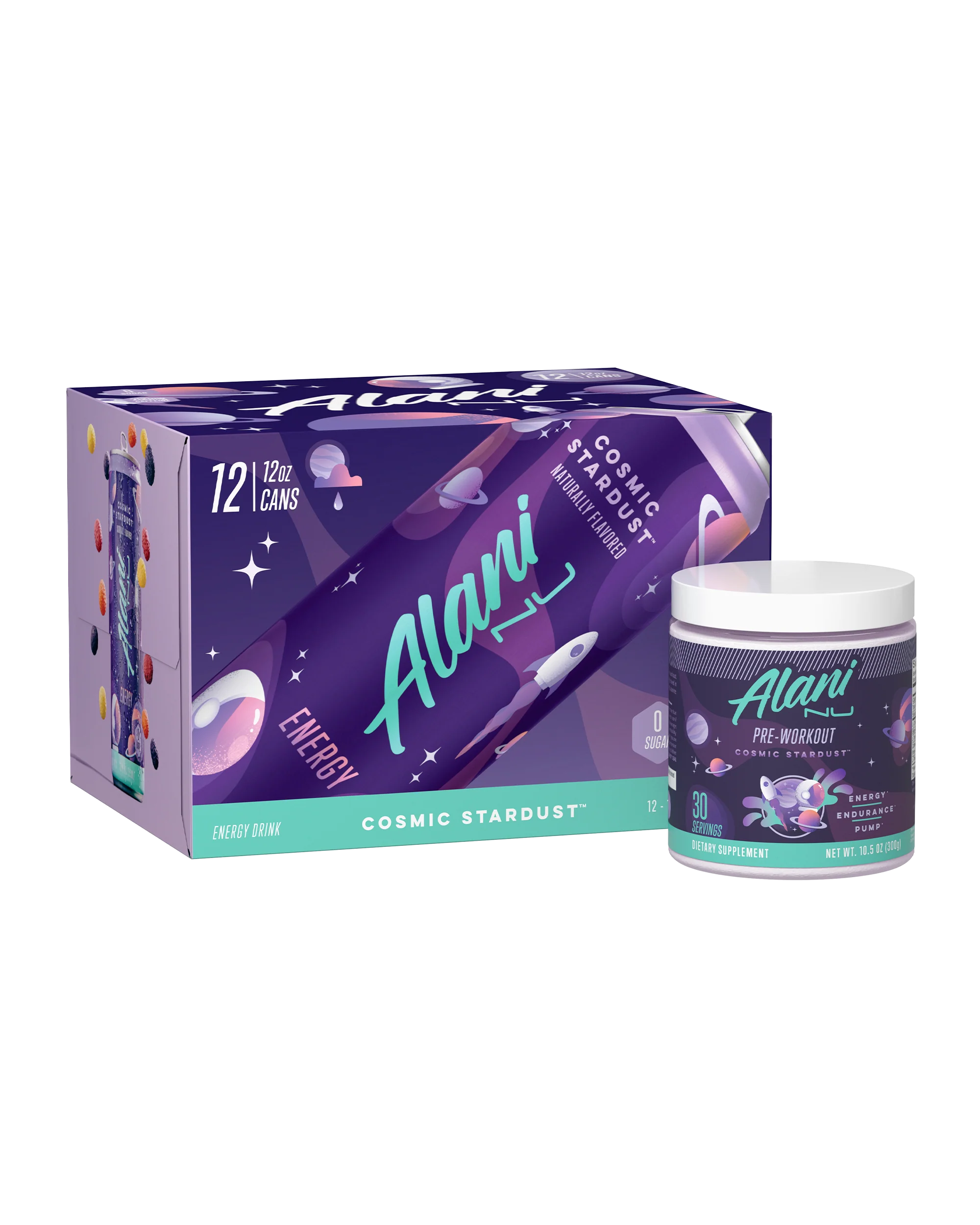 Alani Nu Featured Energy Drink & Pre-Workout - Cosmic Stardust