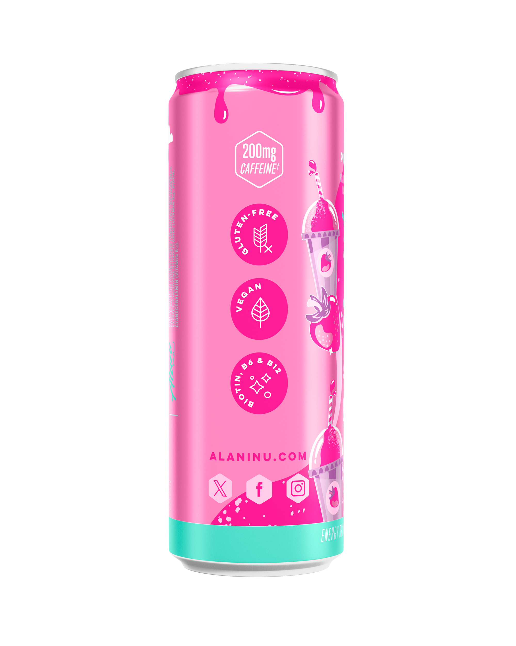 Alani Nu Featured energy drink - pink slush - Image 2