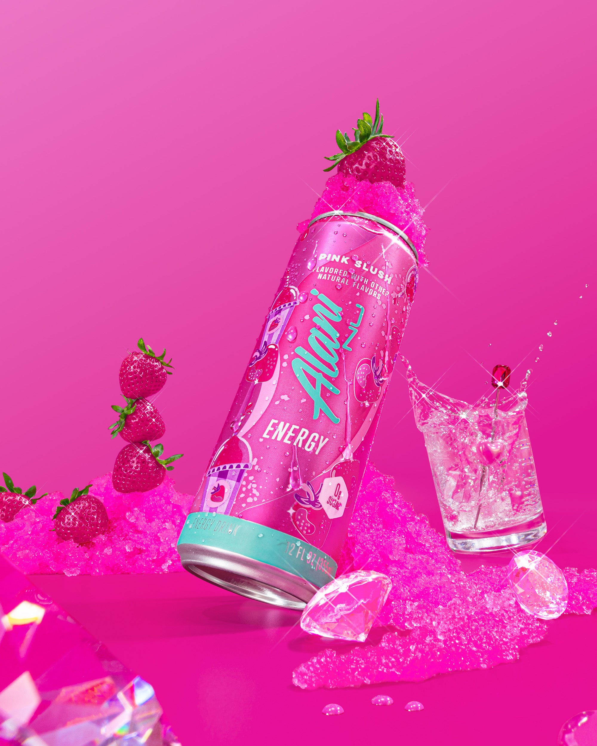 Alani Nu Featured energy drink - pink slush - Image 4