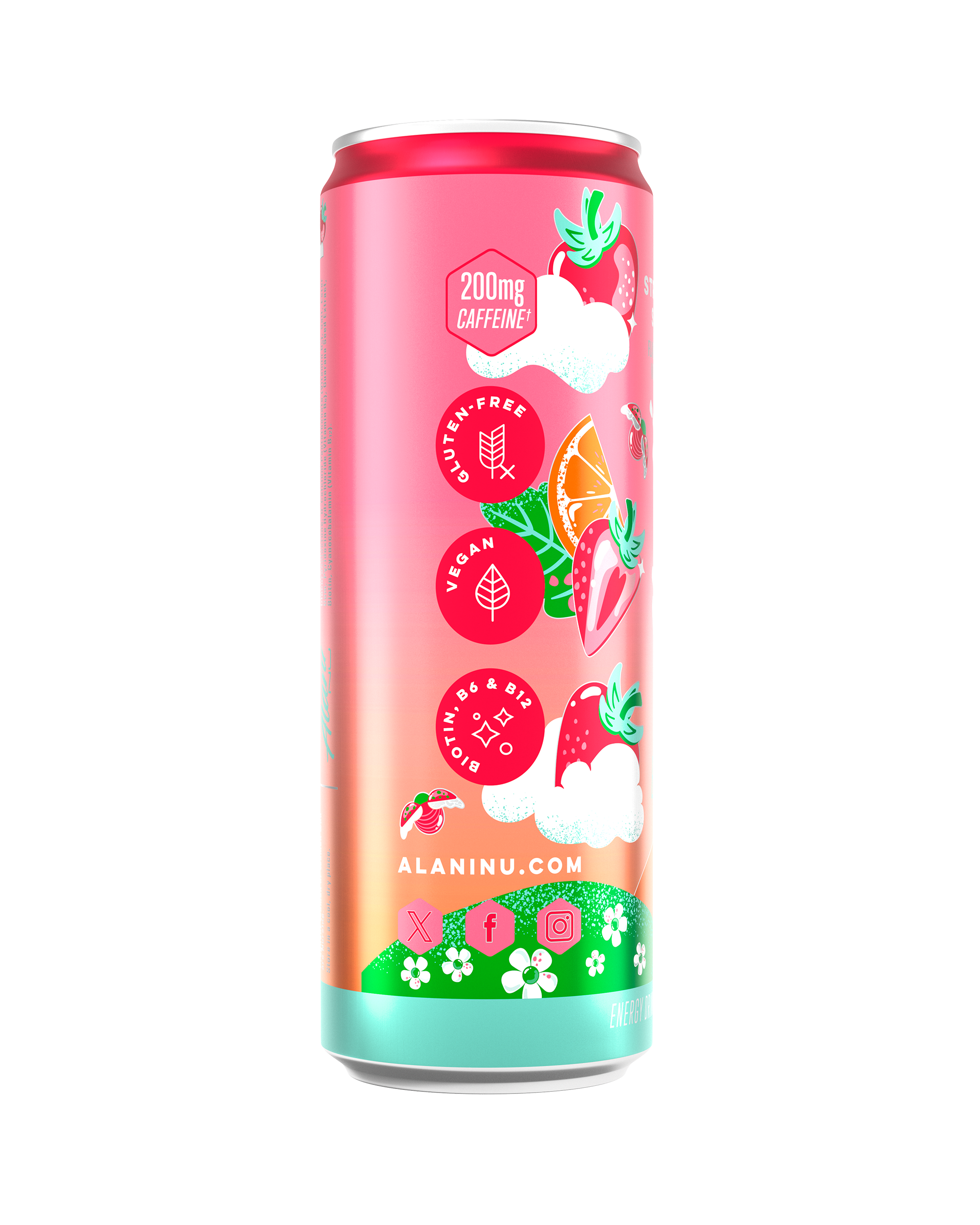 Alani Nu Featured energy drink - strawberry sunrise - Image 2