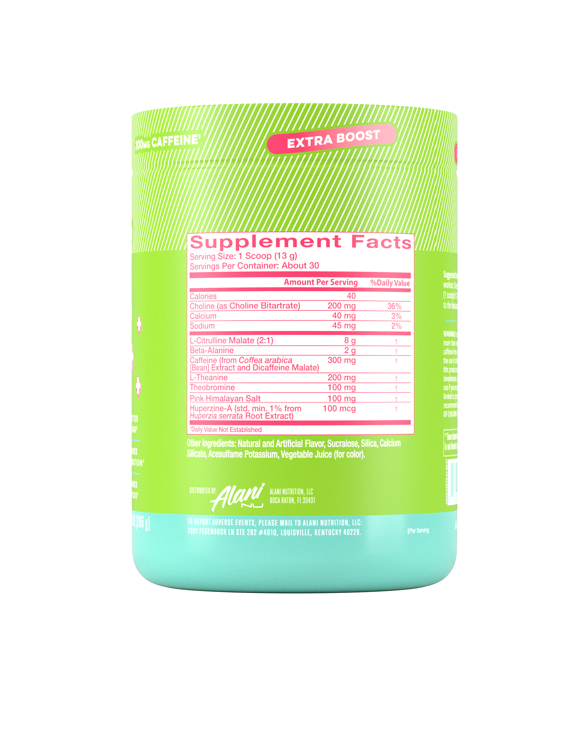 Alani Nu Featured pre-workout+ - kiwiberry - Image 2