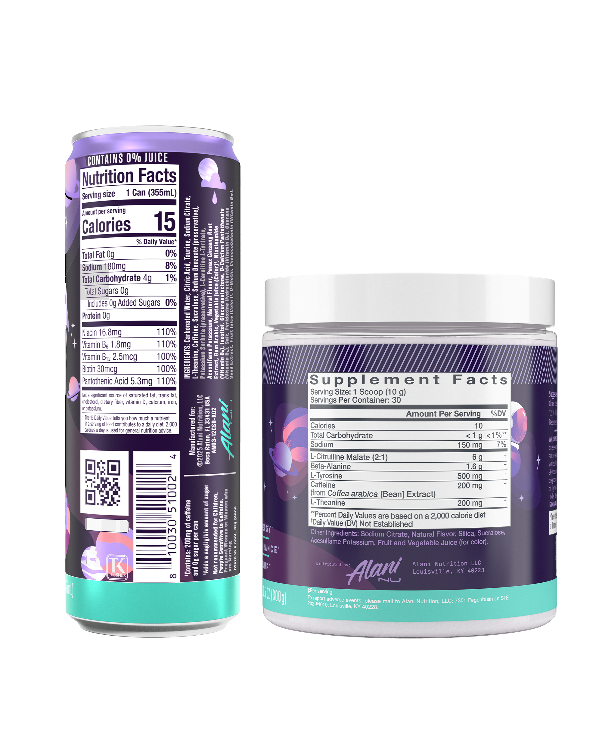 Alani Nu Featured energy drink & pre-workout - cosmic stardust - Image 2