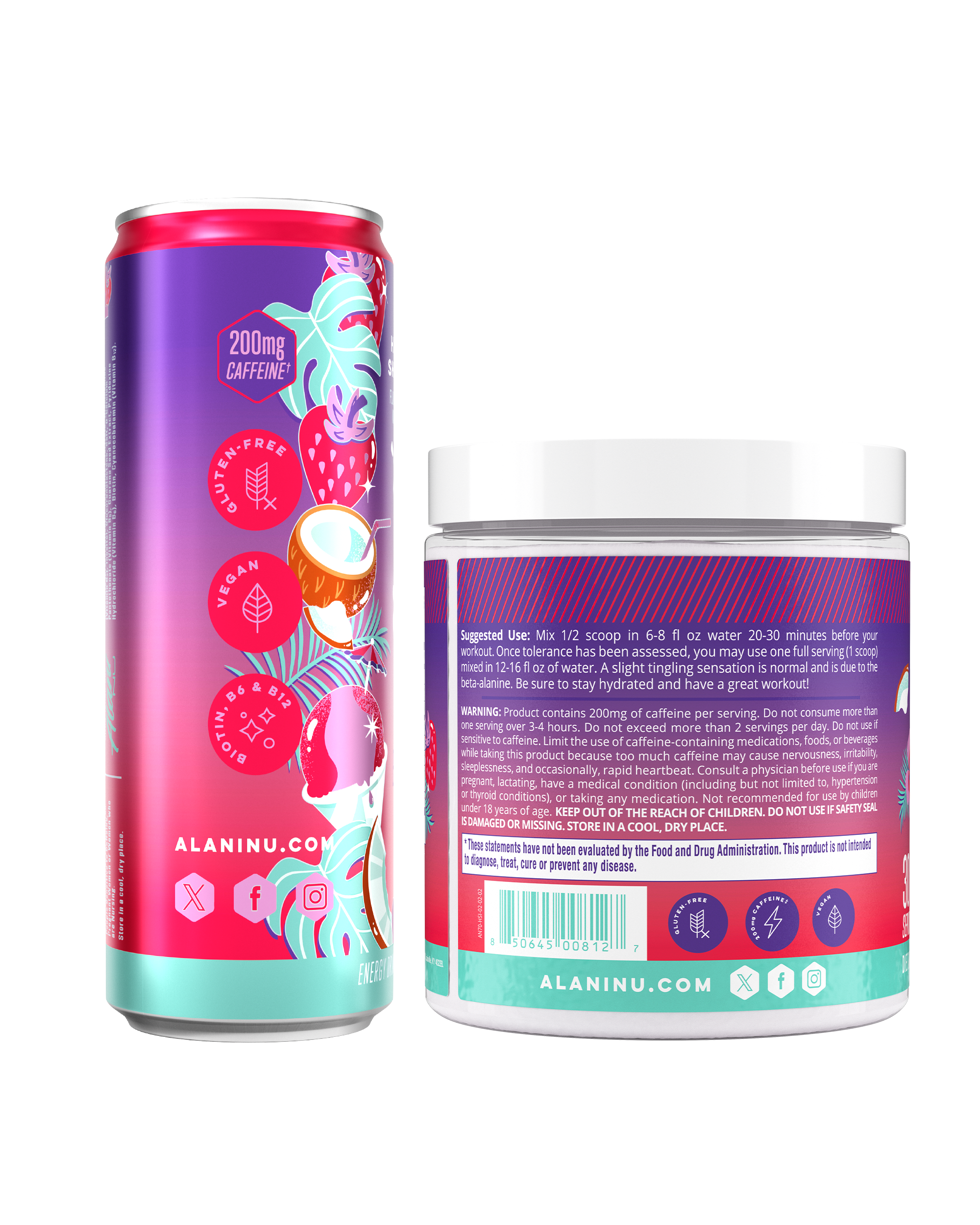 Alani Nu Featured energy drink & pre-workout - hawaiian shaved ice - Image 2