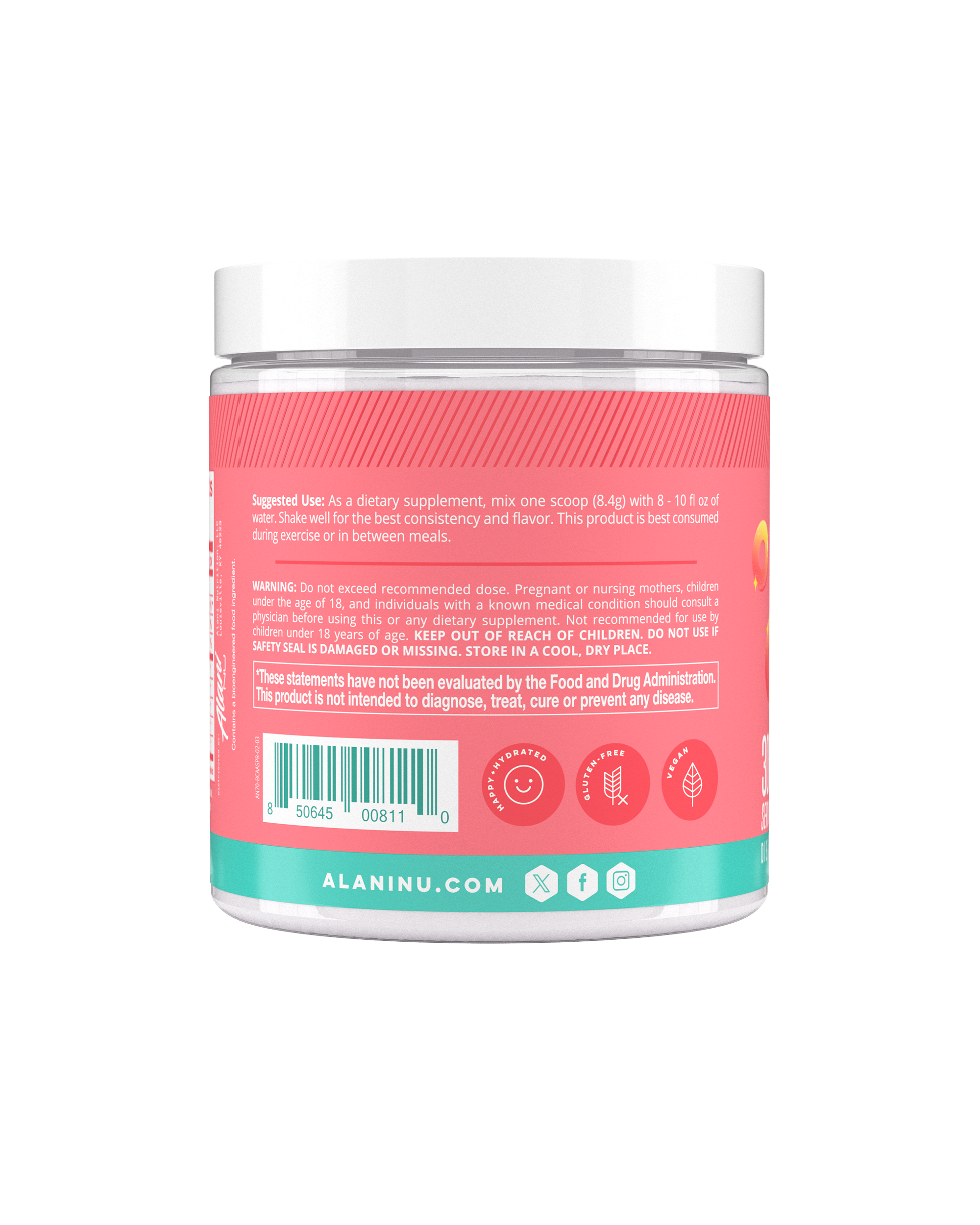 Alani Nu Featured bcaa - sour peach rings - Image 3