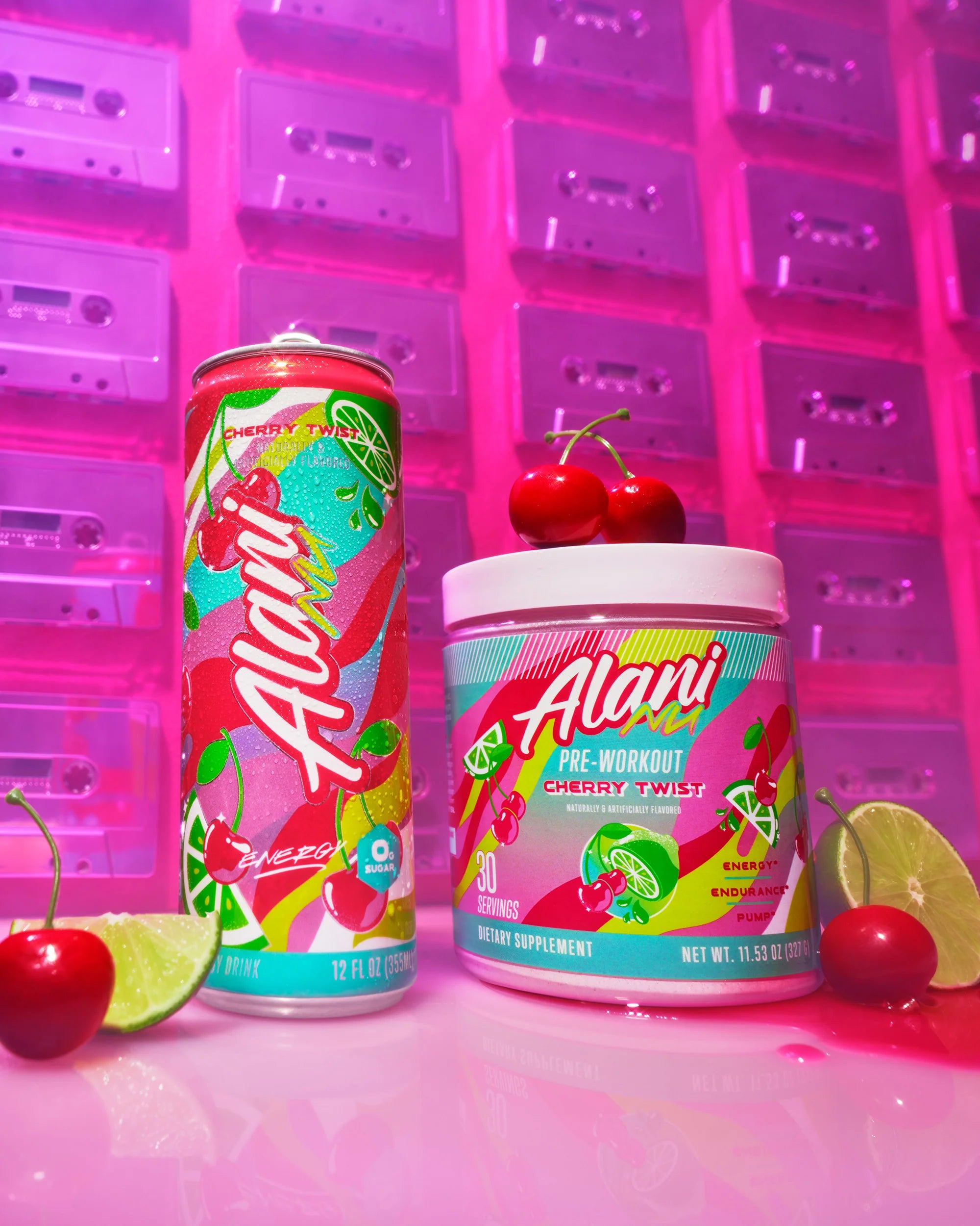 Alani Nu Featured Energy Drink & Pre-Workout - Cherry Twist - Image 3
