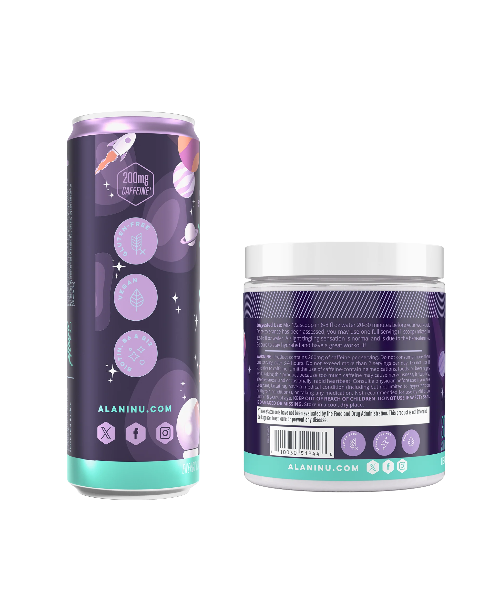 Alani Nu Featured Energy Drink & Pre-Workout - Cosmic Stardust - Image 2