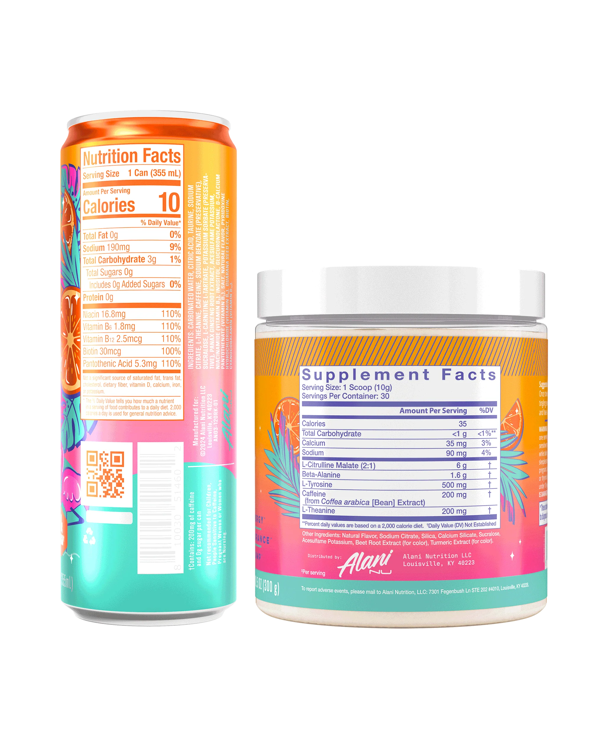 Alani Nu Featured Energy Drink & Pre-Workout - Orange Kiss - Image 5