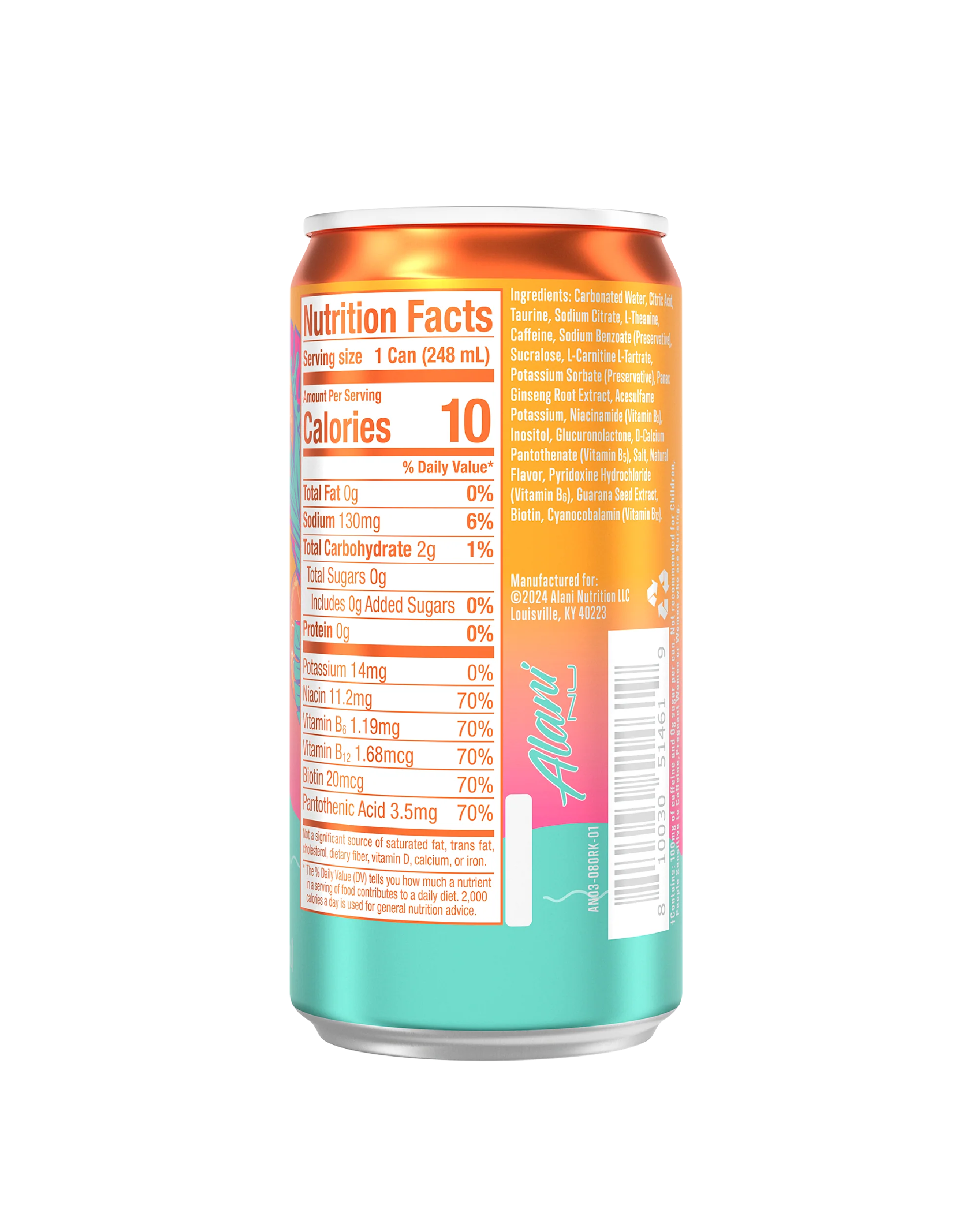 Alani Nu Featured Mini Energy - Orange Kiss - Image 4