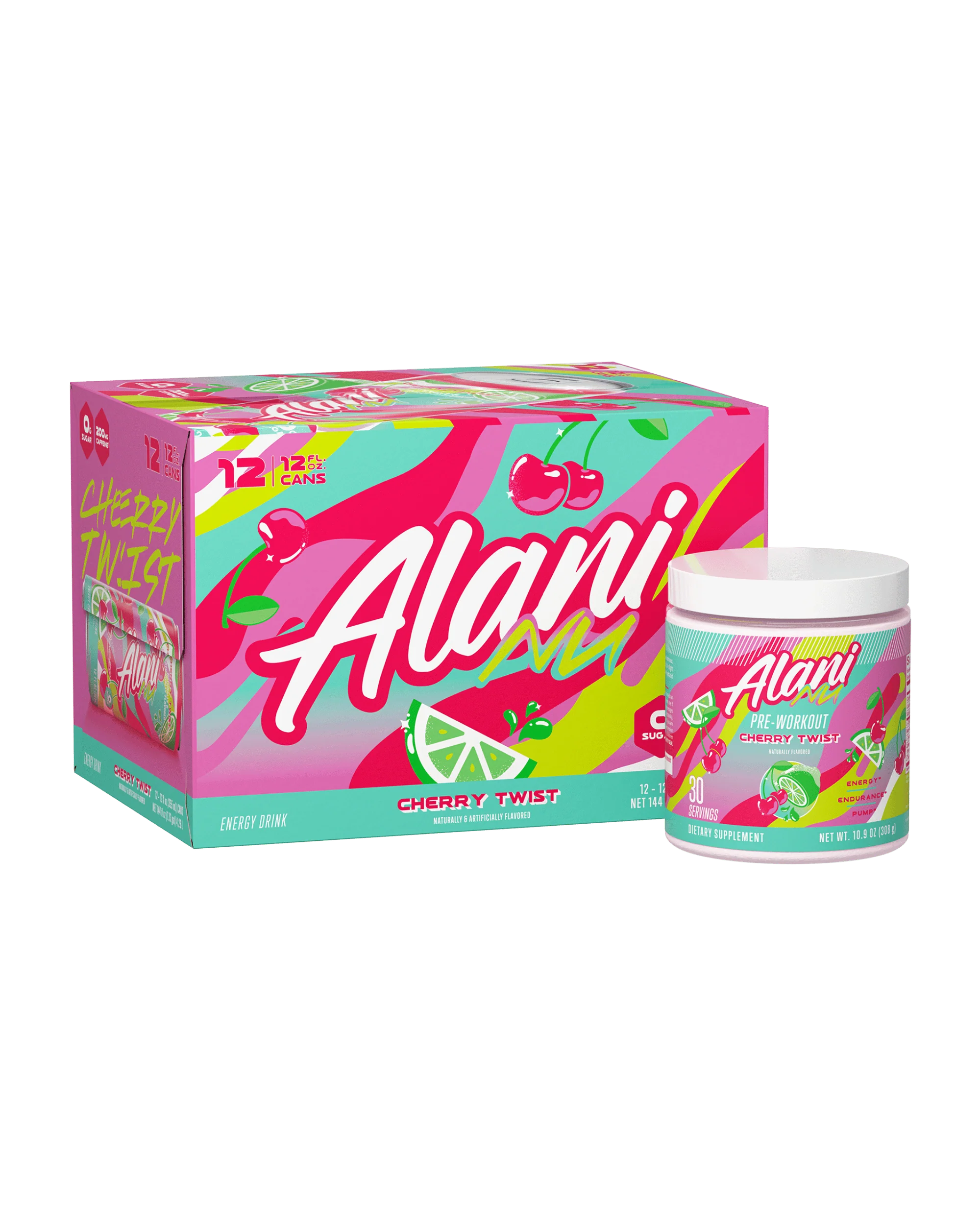 Alani Nu Featured Energy Drink & Pre-Workout - Cherry Twist