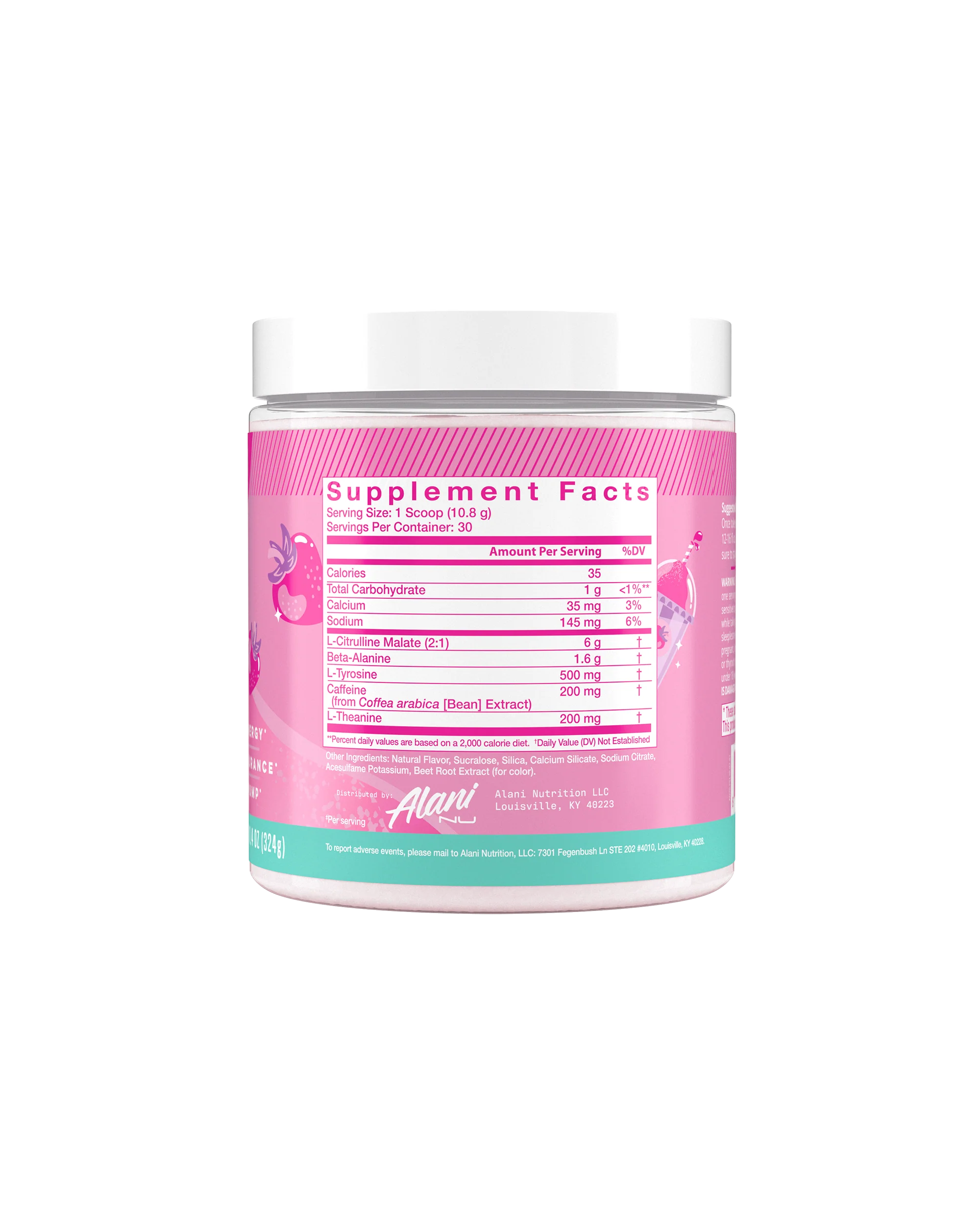 Alani Nu Featured Pre-Workout - Pink Slush - Image 7